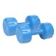 Bodymaxx Colored PVC Vinyal Dumbells 3 Kg X 2 No. For Home Gym Exercises ,Multicolor 
